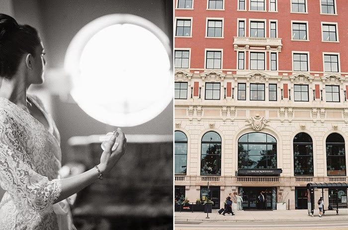 Pink & Gold Garden Romance: Gina & Timothy's Ballroom Wedding by Kina Wicks