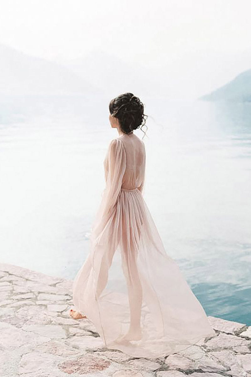 Sonya Silk Chiffon Robe