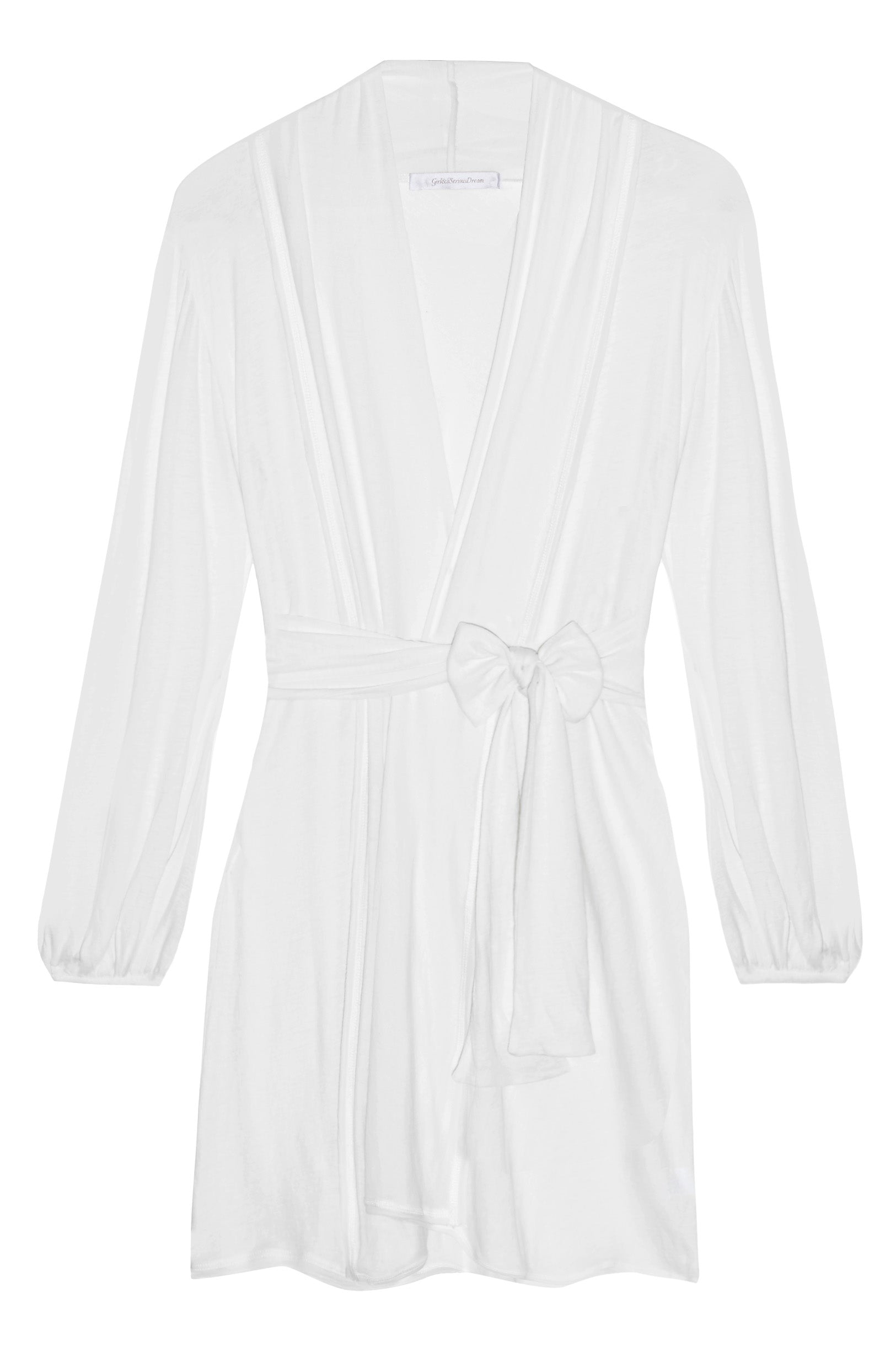 Lounge Pima Cotton Robe in Ivory