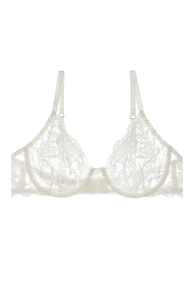 Peony French lace underwire Full cup bra