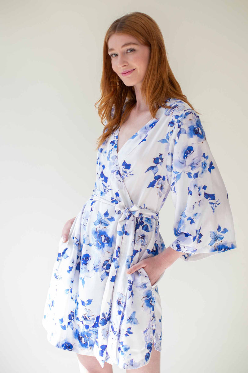 Botanical love Bridesmaids Robes Bridal Robe