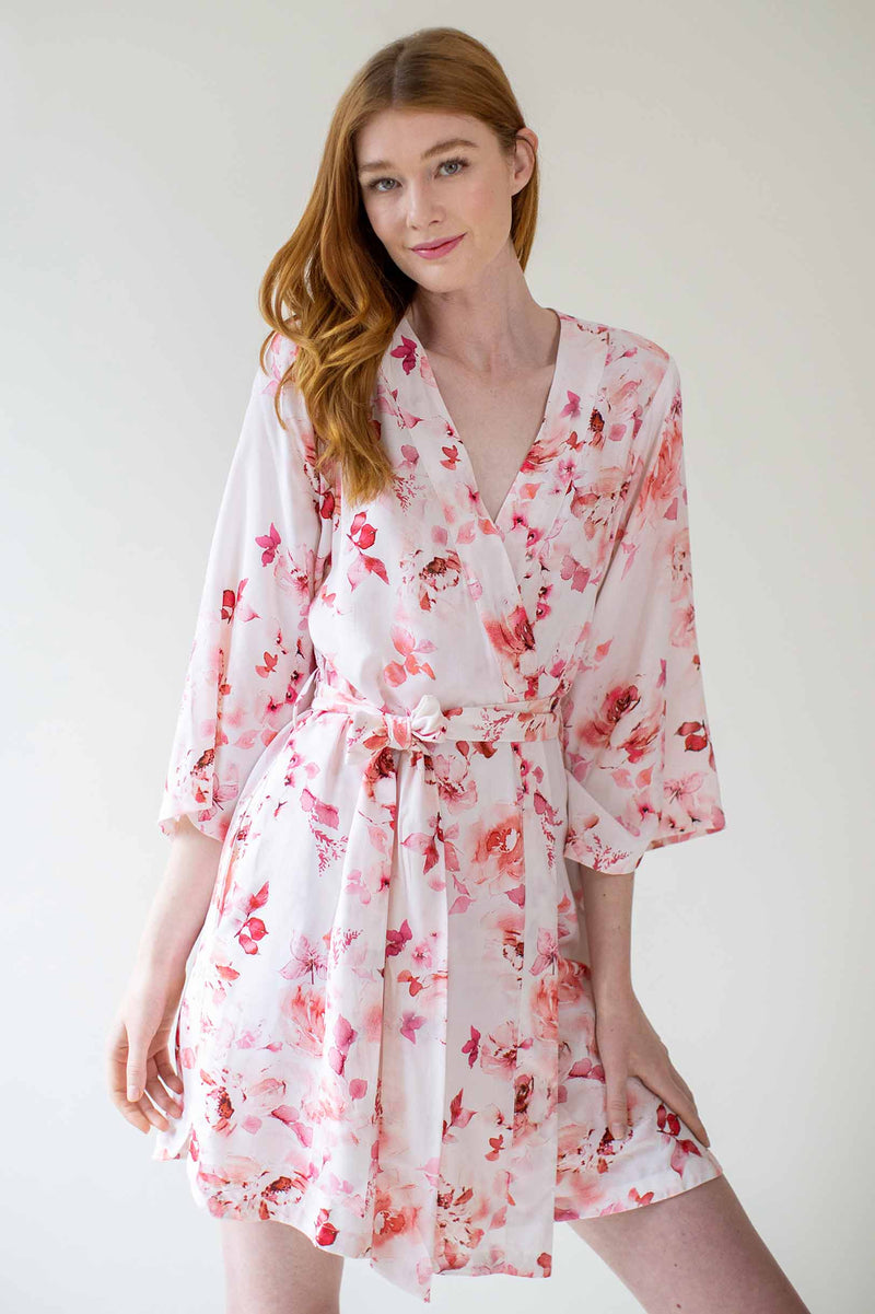 Botanical love Bridesmaids Robes Bridal Robe