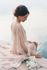 Sonya Silk Chiffon Robe