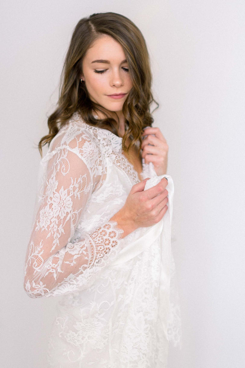 Allure Bias Cut Silk Slip Gown Long Chemise boudoir wedding