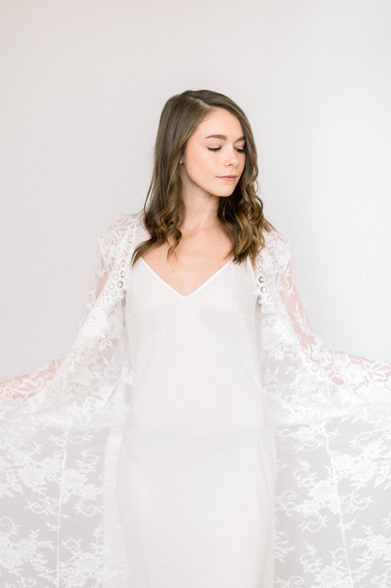 Allure Bias Cut Silk Slip Gown Bridal Dress