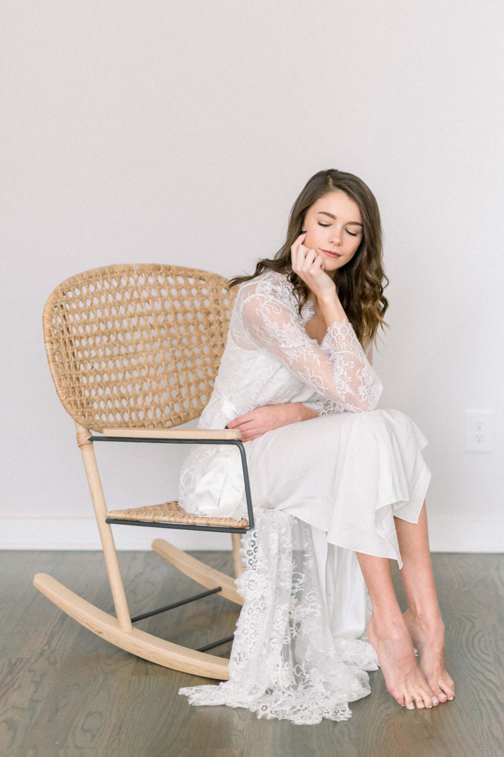 Allure Bias Cut Silk Slip Gown Bridal Dress bride