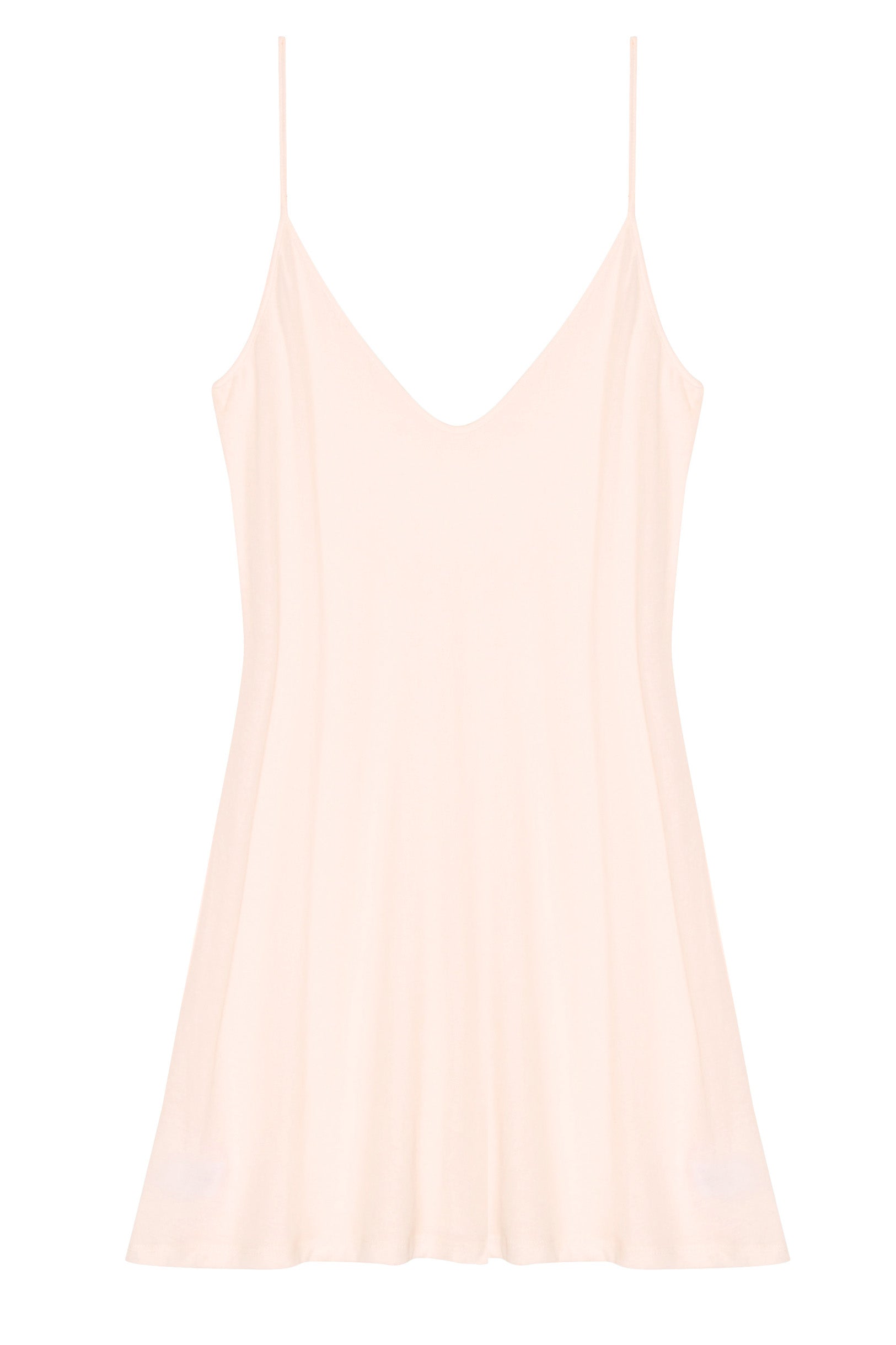 Lounge Pima Cotton Slip in blush pink