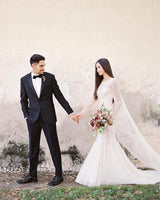 SUBLIME SILK TULLE VEIL IN IVORY OR OFF-WHITE