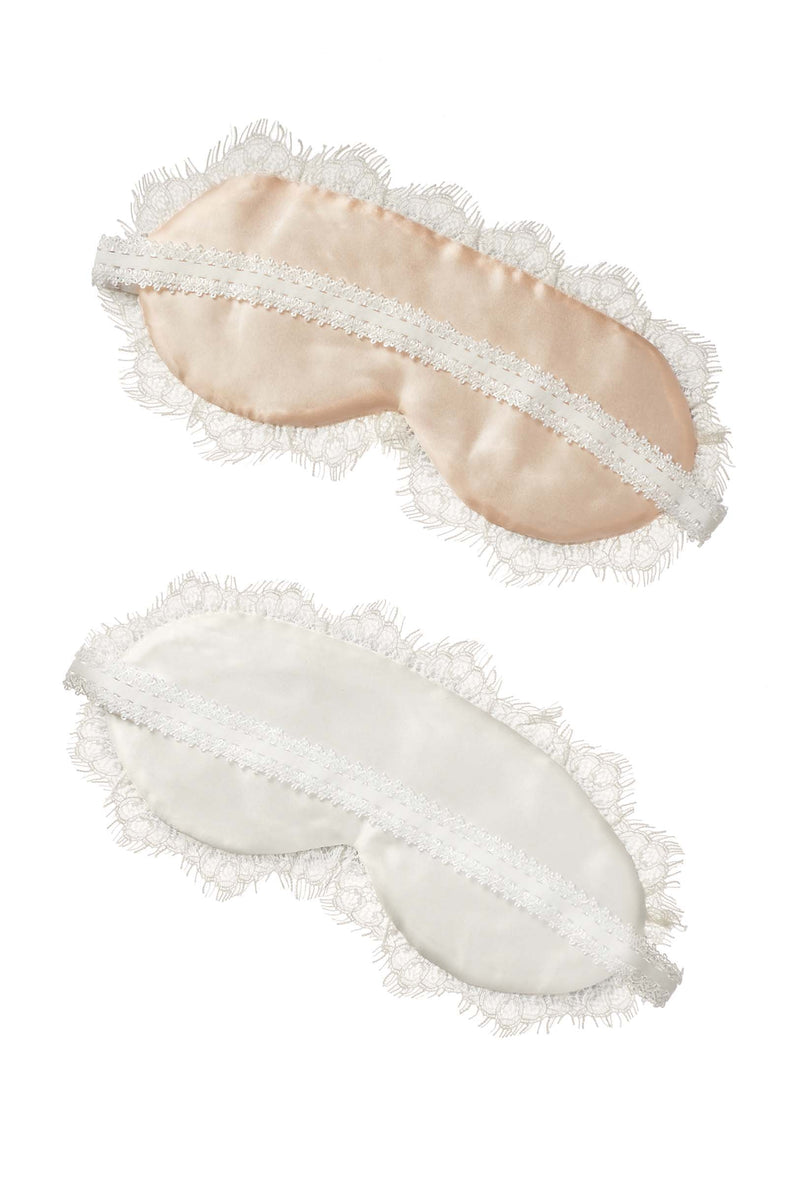 Swan Queen lace and silk Sleep Mask